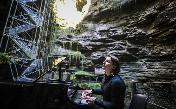 Promenade musicale souterraine au fond du Gouffre de Padirac… le nouveau challenge du pianiste Marco Poingt